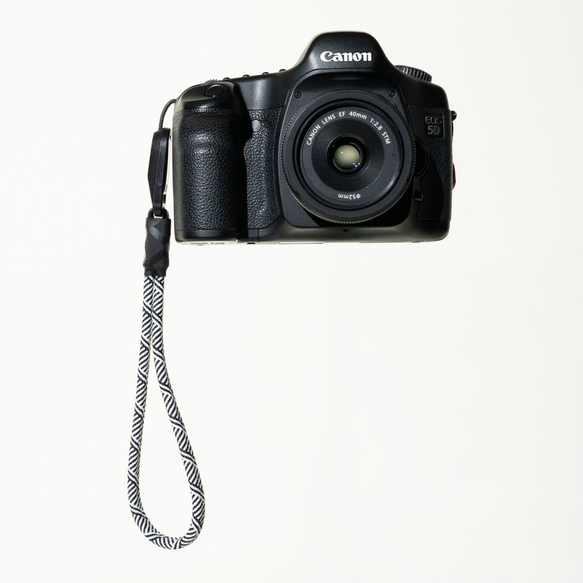 Pink or Black & White Rope Camera Strap, Neck 40" or Wrist + Peak Design Anchors