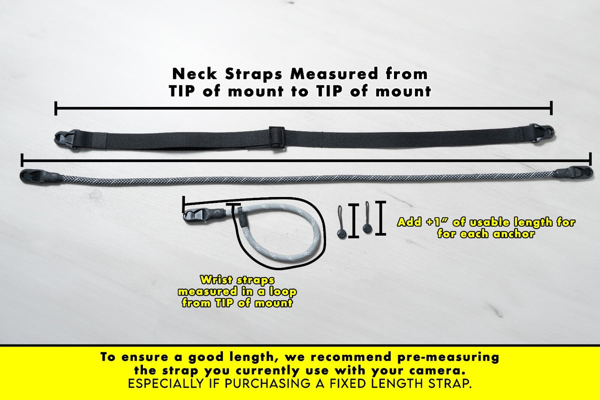 48" Camera Strap with Built-In USB-C Cable for Photo Transfer