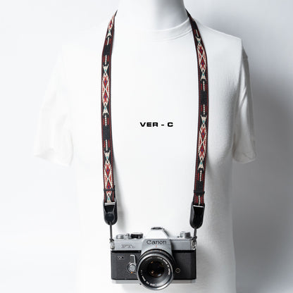 Desert Sun Southwest Camera Strap 40", Nylon Webbing + Peak Design Anchors