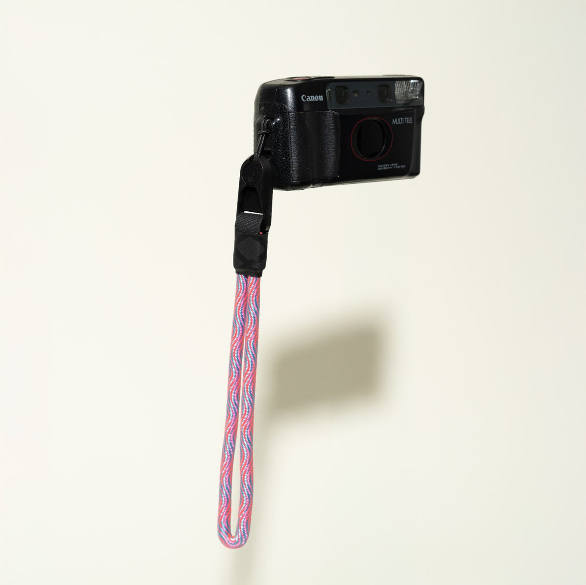 Pink & Blue Climbing Rope Camera Wrist Strap 16", 9mm + Peak Design Anchor