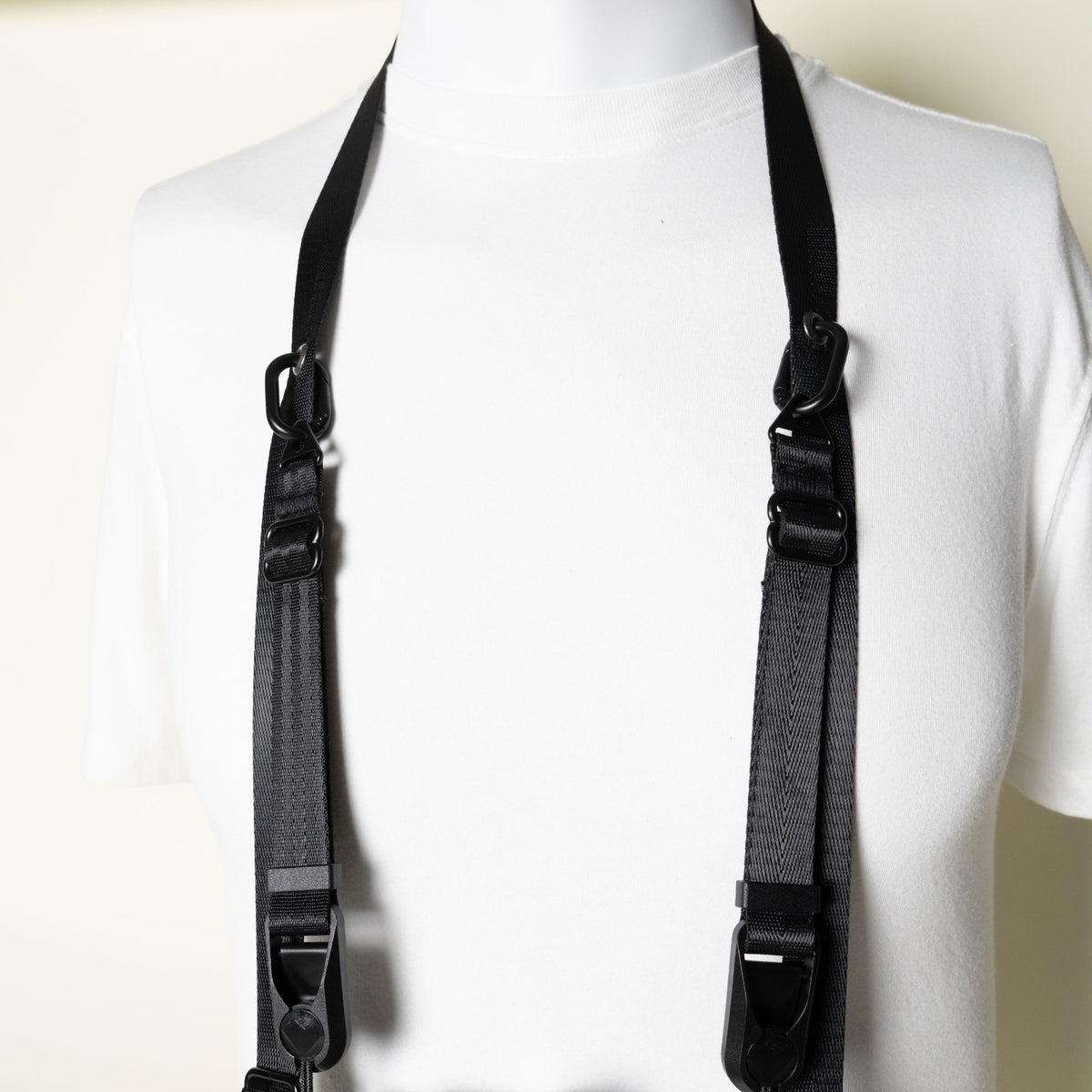 Dual-Tier Camera Strap 38-50" with Side Straps + 4 Peak Design Anchors