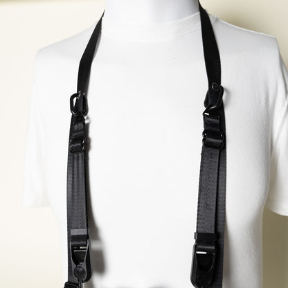 Dual-Tier Camera Strap 38-50" with Side Straps + 4 Peak Design Anchors