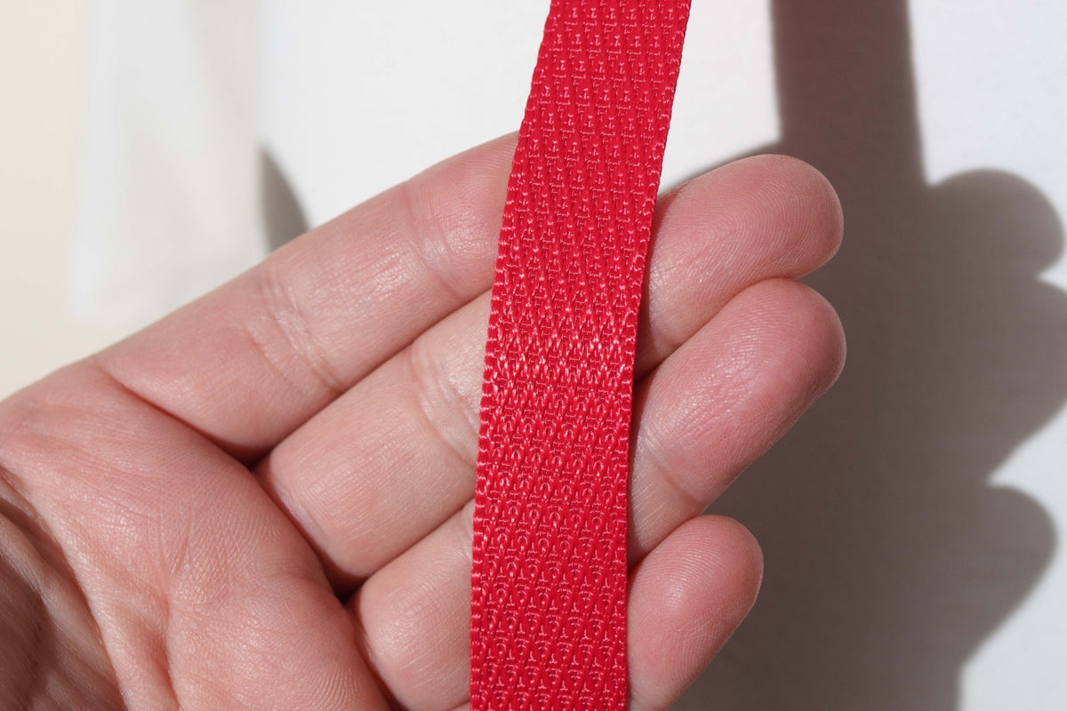 Red Diamond Pattern Camera Strap, Adjustable or Fixed + Peak Design Anchors