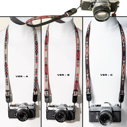 Desert Sun Southwest Camera Strap 40", Nylon Webbing + Peak Design Anchors