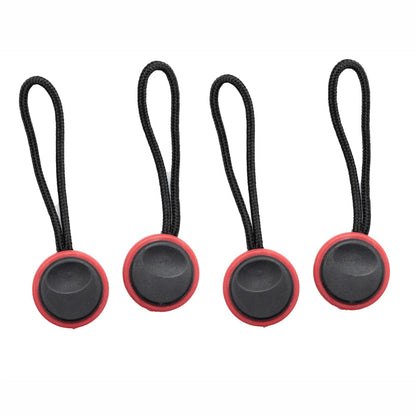 4x Quick Release Camera Strap Anchors, Red or Black (Peak Design Compatible)