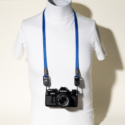 Slim Nylon Camera Strap 38" x 1/2", 4 Colors, Peak Design Anchors or Clasp Mounts