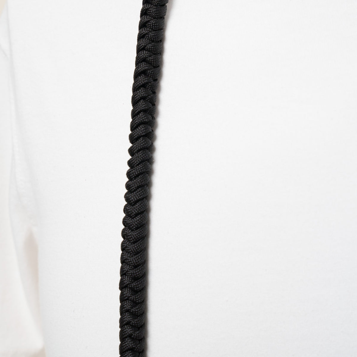 Black Braided Paracord Camera Strap, Neck 44" or Wrist + Peak Design Anchors