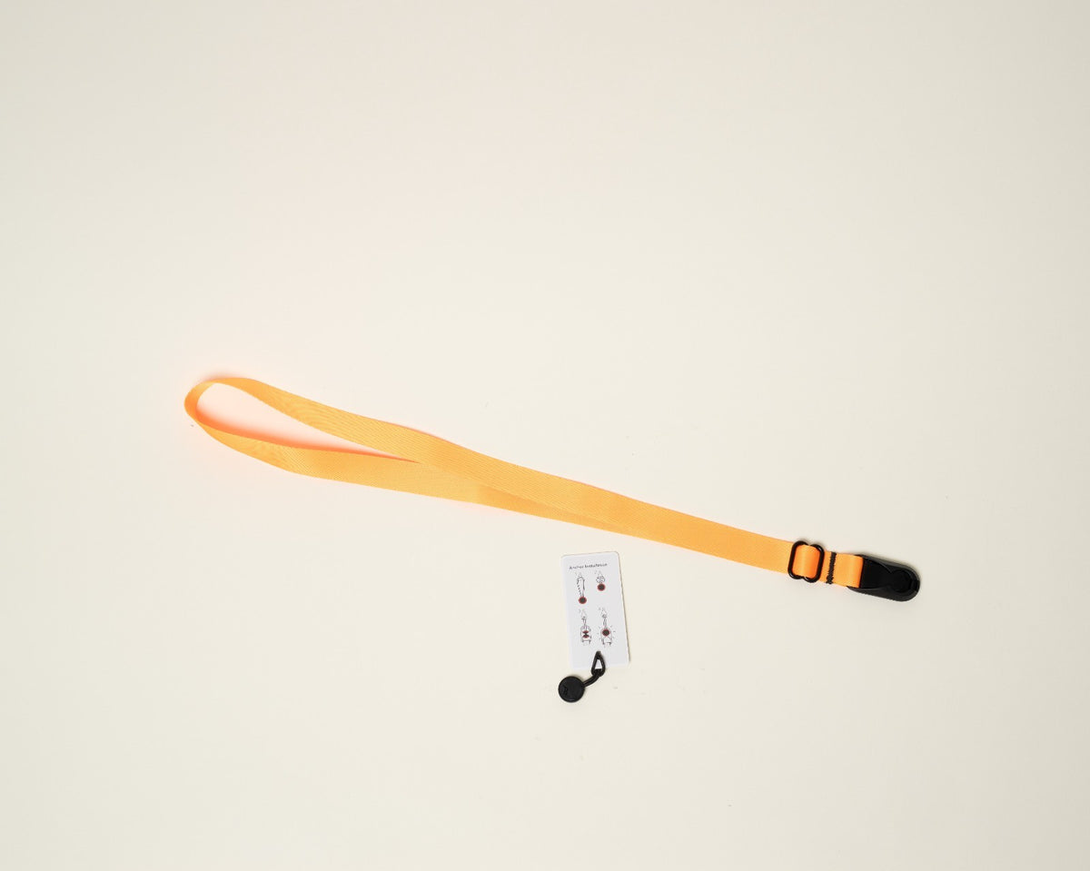 Nylon Camera Strap in 24 Colors, Neck, Lanyard or Wrist + Peak Design Anchors