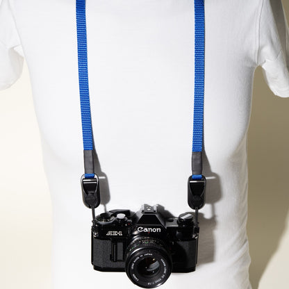 Slim Nylon Camera Strap 38" x 1/2", 4 Colors, Peak Design Anchors or Clasp Mounts