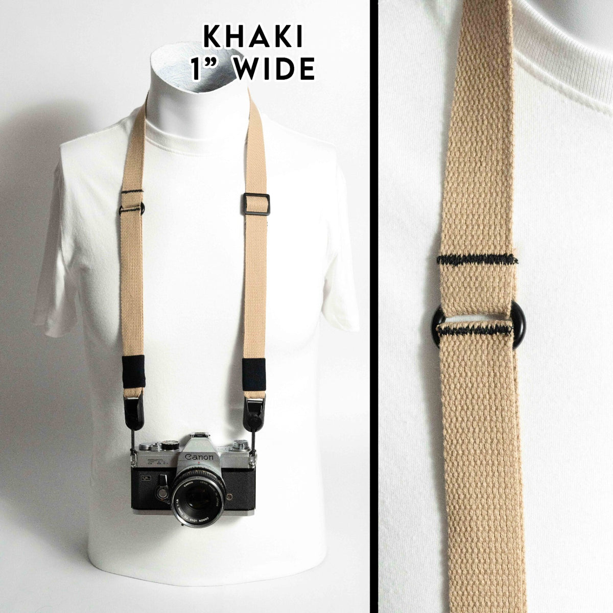 3-in-1 Camera Strap, Neck, Wrist & Crossbody, Adjustable 28-48" + Peak Design Anchors