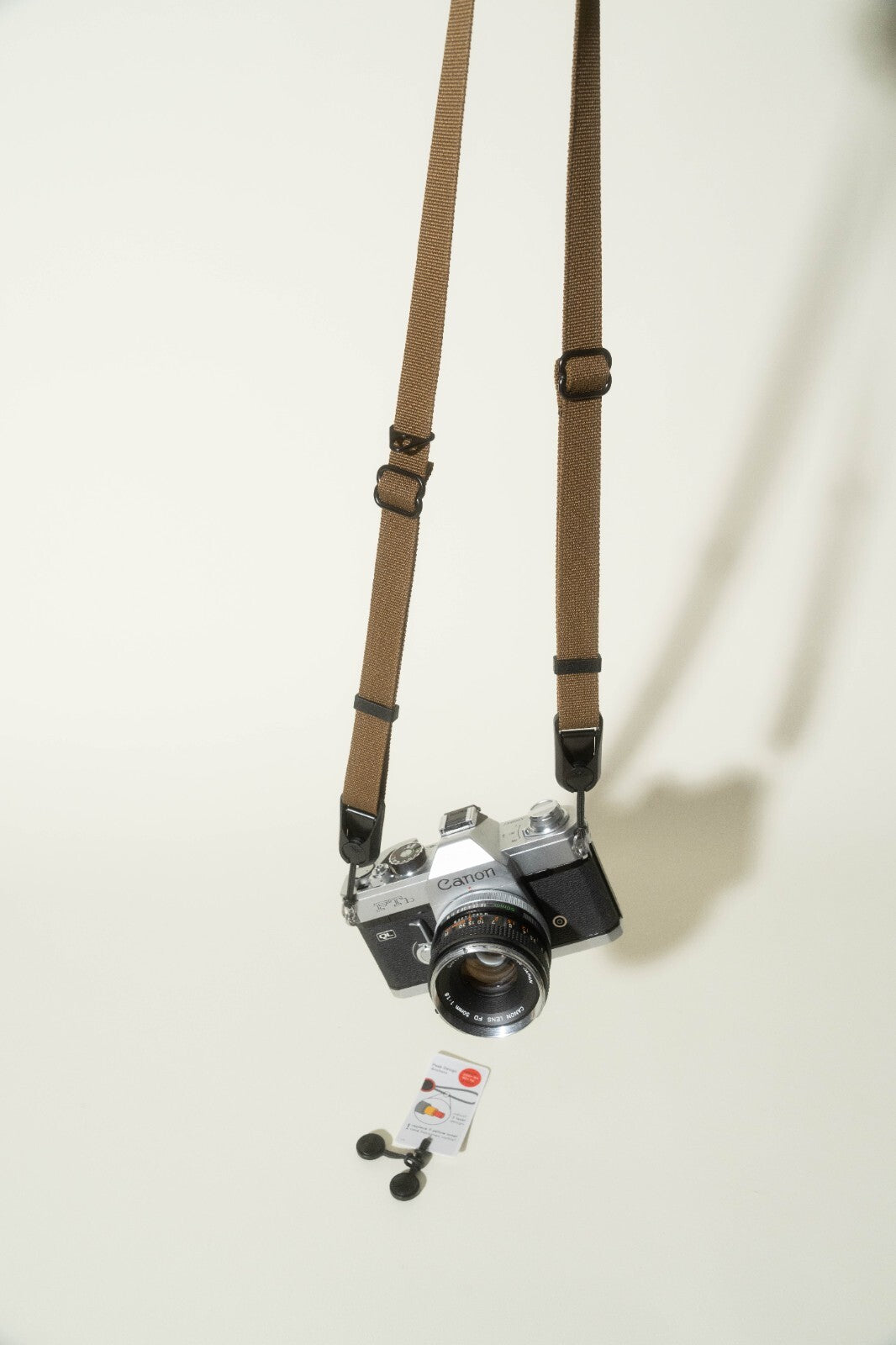 Coyote Copper Dual Adjustable Camera Strap 30-52", D-Ring + Peak Design Anchors