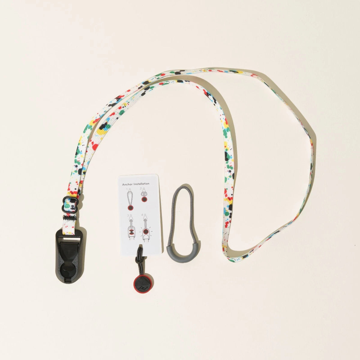 Paint Splash Camera Strap 36", Neck or Wrist, for Disposable & Pocket Cameras