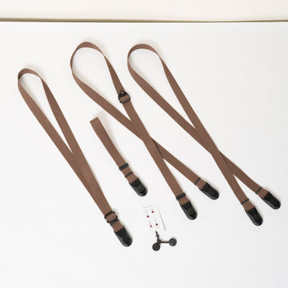 Brown Nylon Camera Strap, Neck, Lanyard or Wrist + Peak Design Anchors
