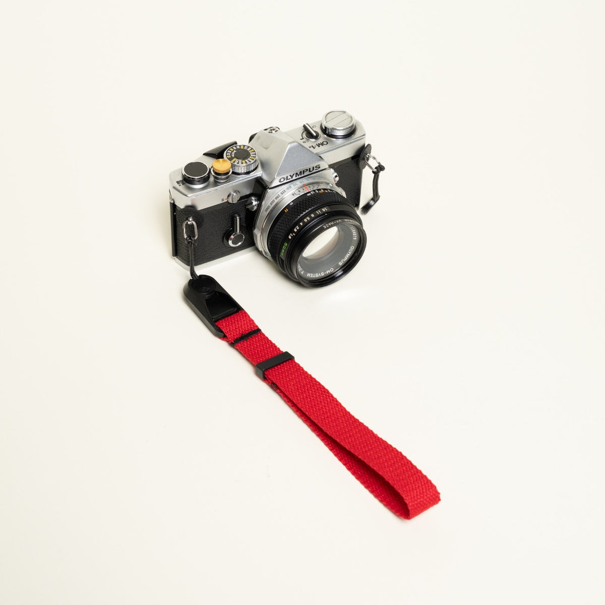 Cotton Camera Wrist Strap 16", Red, Yellow or Black + Peak Design Anchor