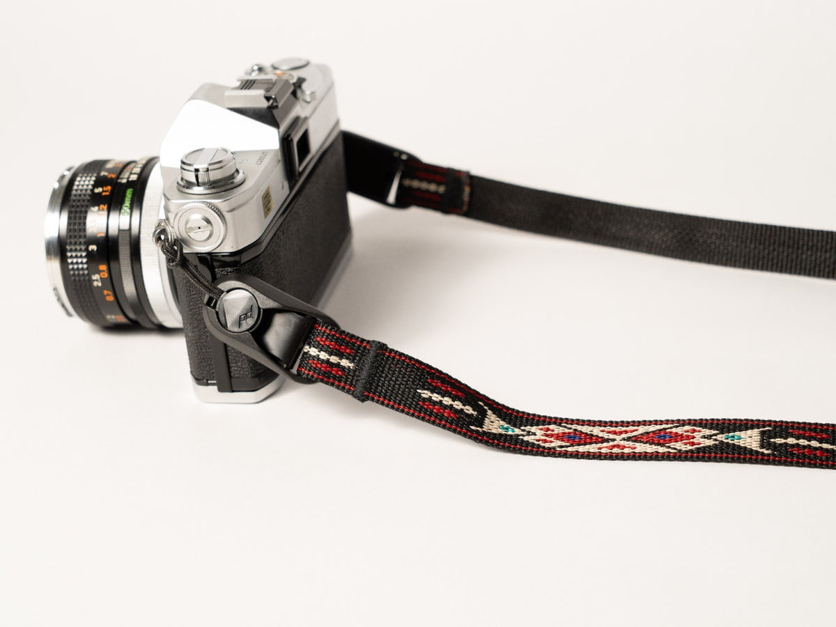 Desert Sun Southwest Camera Strap 40", Nylon Webbing + Peak Design Anchors