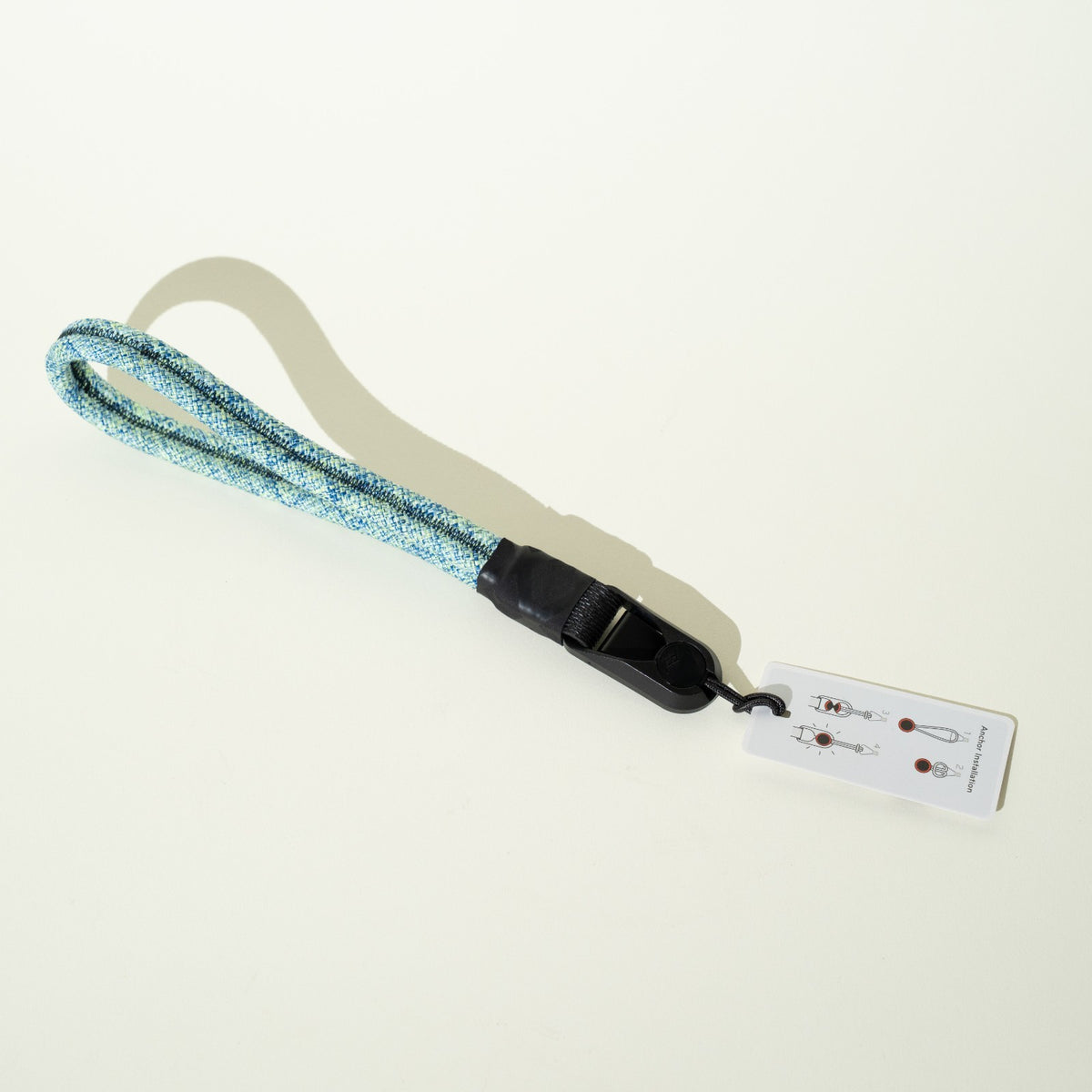 Glacier Blue & Teal Rope Camera Strap, Neck or Wrist + Peak Design Anchors