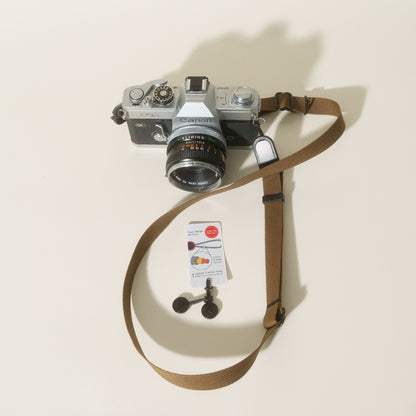 Coyote Copper Dual Adjustable Camera Strap 30-52", D-Ring + Peak Design Anchors