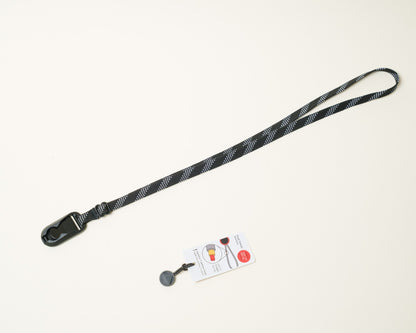 Slim Pocket Camera Lanyard, Adjustable Neck or Wrist + Peak Design Anchor