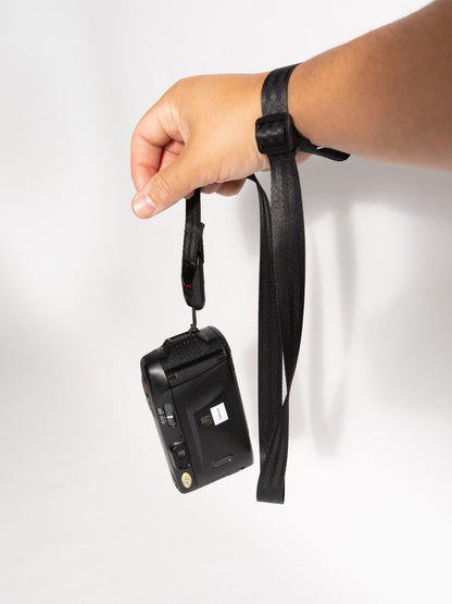 Black Pocket Camera Lanyard Strap, Adjustable 40-60" Loop + Peak Design Anchor