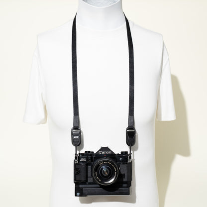 Slim Nylon Camera Strap 38" x 1/2", 4 Colors, Peak Design Anchors or Clasp Mounts