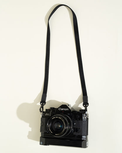 Slim Nylon Camera Strap 38" x 1/2", 4 Colors, Peak Design Anchors or Clasp Mounts