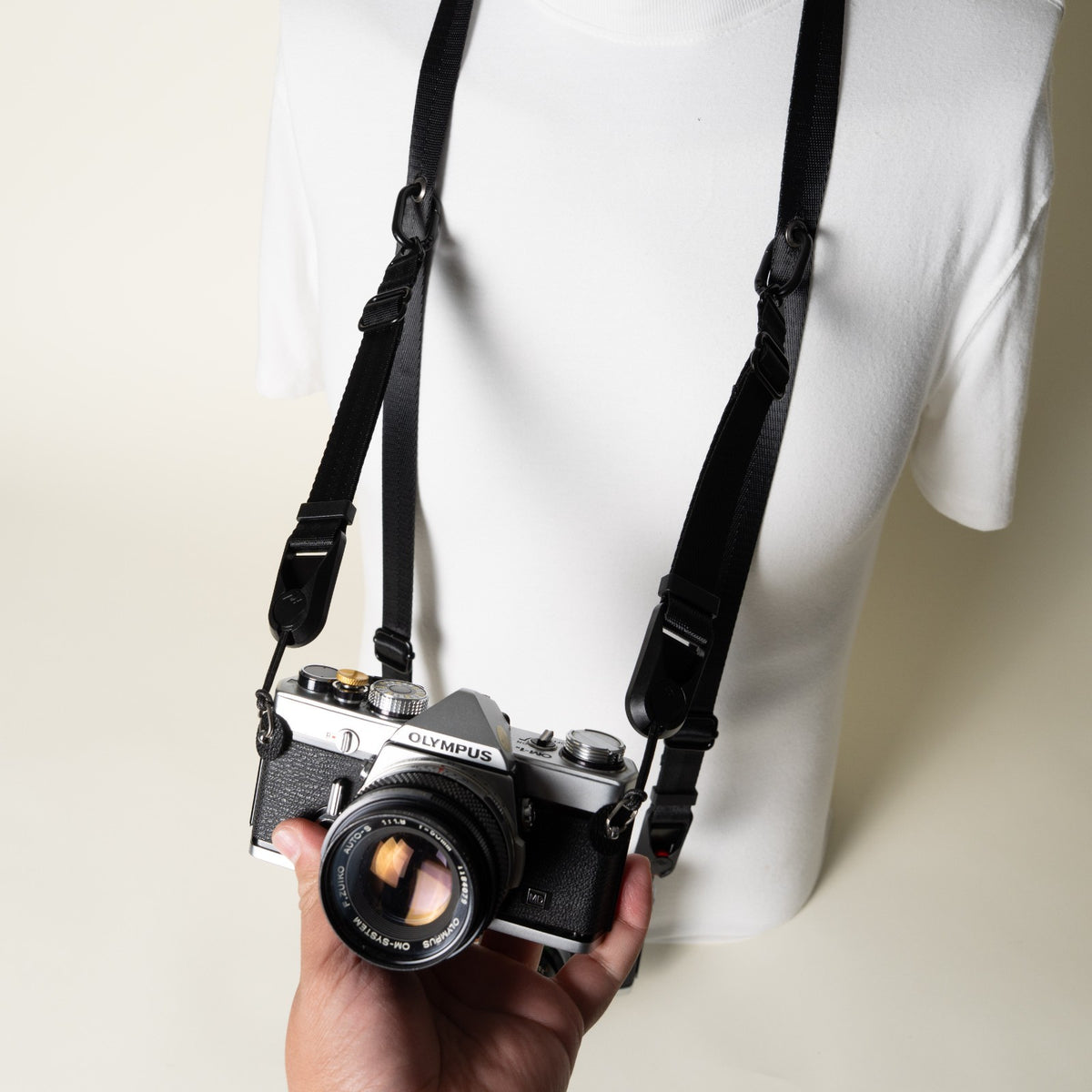 Dual-Tier Camera Strap 38-50" with Side Straps + 4 Peak Design Anchors