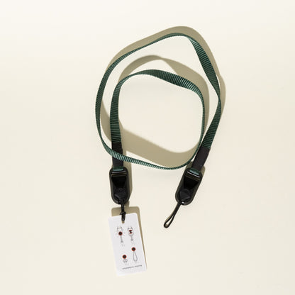 Slim Nylon Camera Strap 38" x 1/2", 4 Colors, Peak Design Anchors or Clasp Mounts