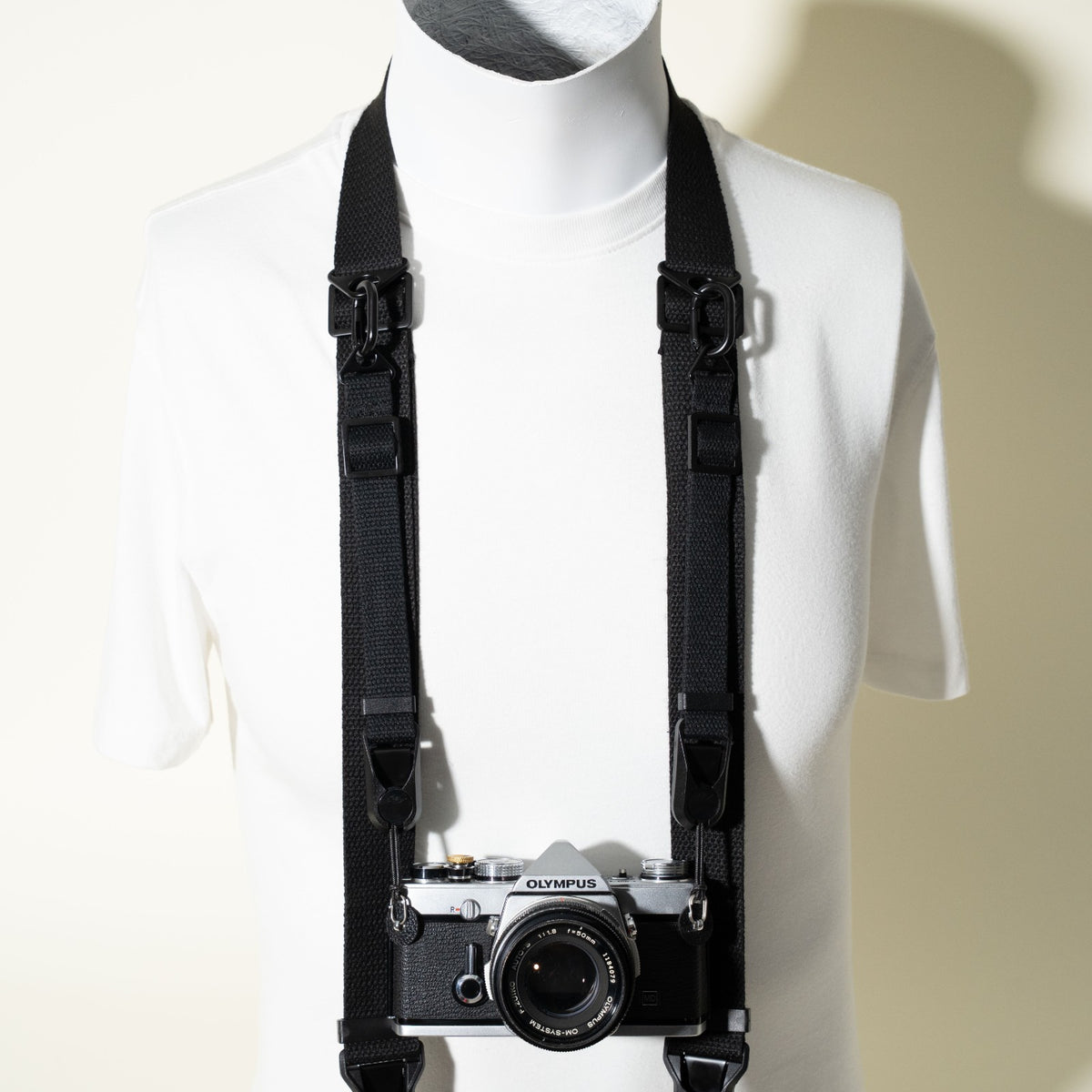 Dual-Tier Camera Strap 38-50" with Side Straps + 4 Peak Design Anchors