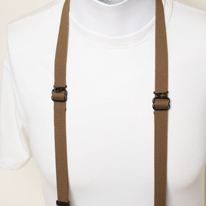 Coyote Copper Dual Adjustable Camera Strap 30-52", D-Ring + Peak Design Anchors