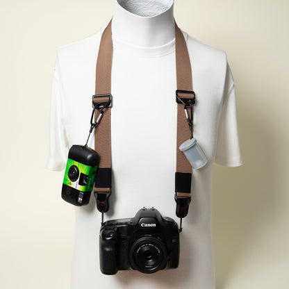 Field Kit Camera Strap 1.25", Adjustable 26-50" + Peak Design Anchors