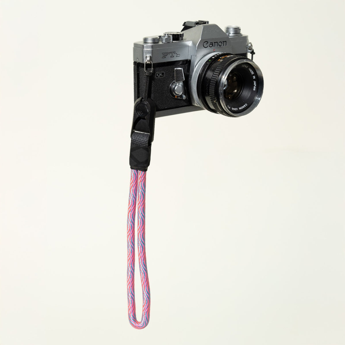 Pink & Blue Climbing Rope Camera Wrist Strap 16", 9mm + Peak Design Anchor