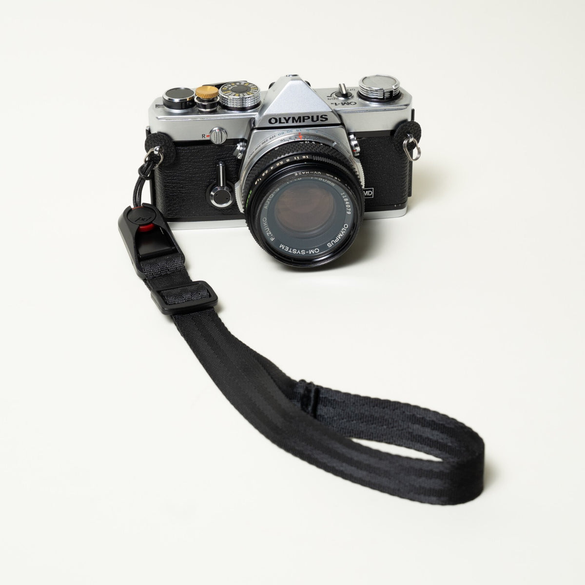 Black Slim Camera Strap Combo, 32-58" Adjustable Neck + 16" Wrist Strap