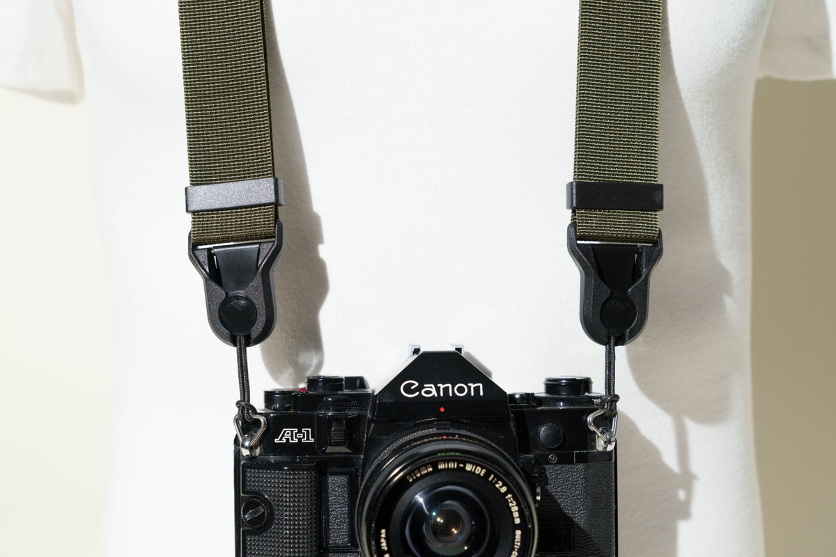 Field Kit Camera Strap 1.25", Adjustable 26-50" + Peak Design Anchors