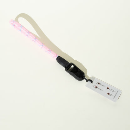 Pink or Black & White Rope Camera Strap, Neck 40" or Wrist + Peak Design Anchors