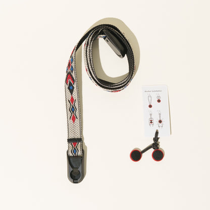 Desert Sun Southwest Camera Strap 40", Nylon Webbing + Peak Design Anchors