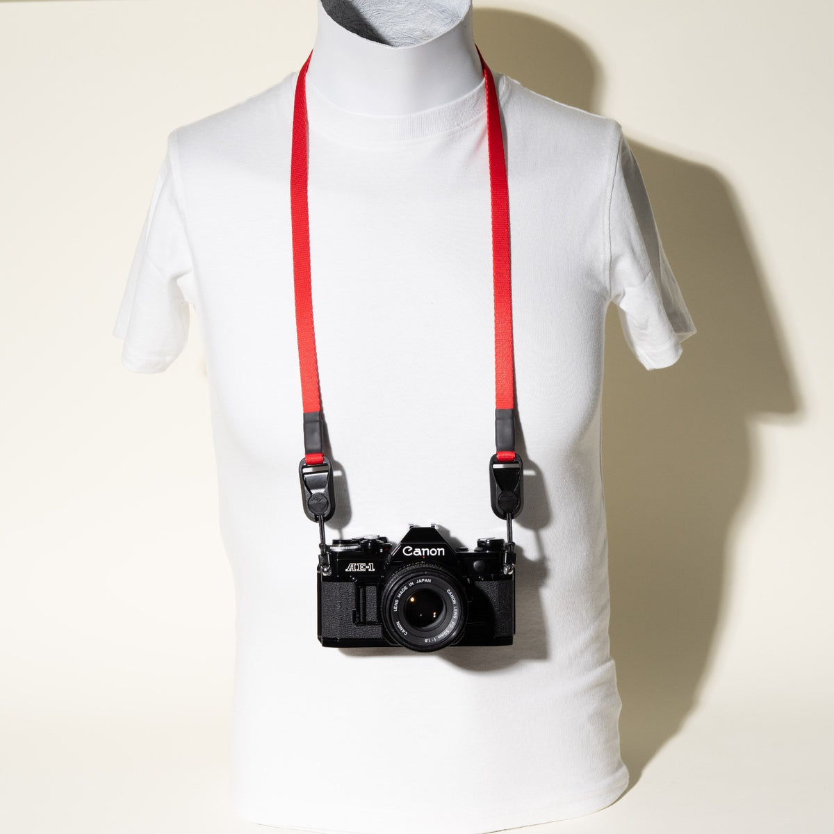 Slim Nylon Camera Strap 38" x 1/2", 4 Colors, Peak Design Anchors or Clasp Mounts