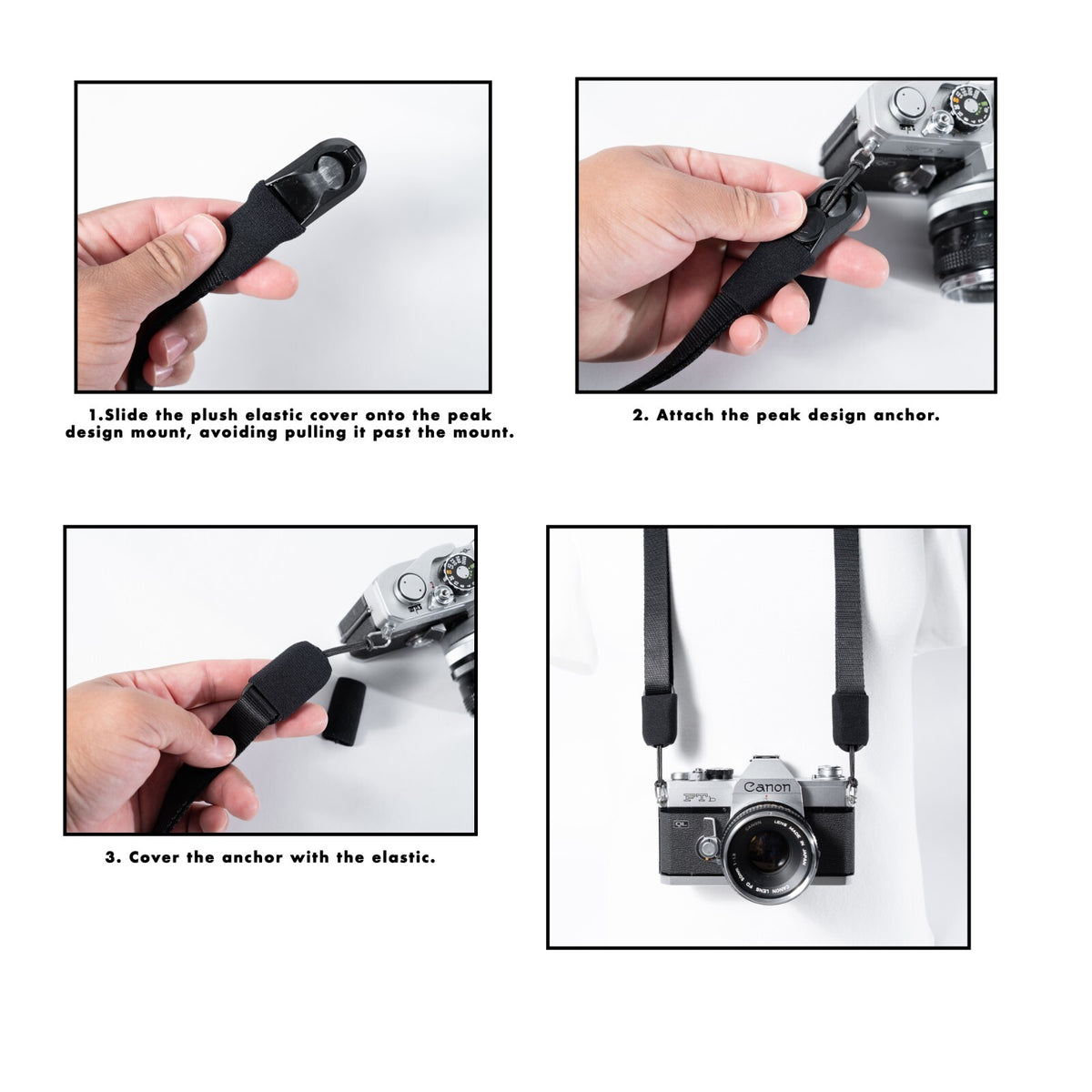 Plush Cover Sleeves for Peak Design Anchors & Mounts (2-Pack)