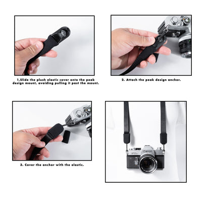 Plush Cover Sleeves for Peak Design Anchors & Mounts (2-Pack)