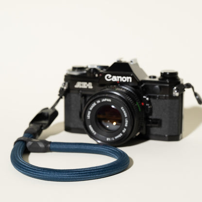 Deep Blue Climbing Rope Camera Strap Combo, 42" Neck + 12" Wrist