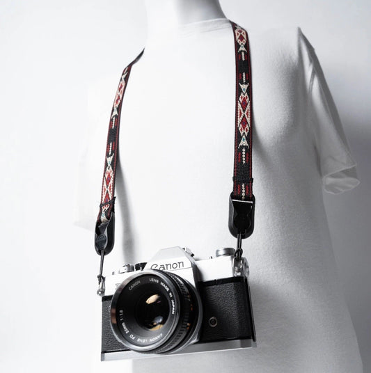 Desert Night Southwest Camera Strap 36", 3/4" Nylon Webbing + Peak Design Anchors