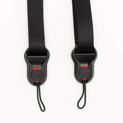 4x Quick Release Camera Strap Anchors, Red or Black (Peak Design Compatible)