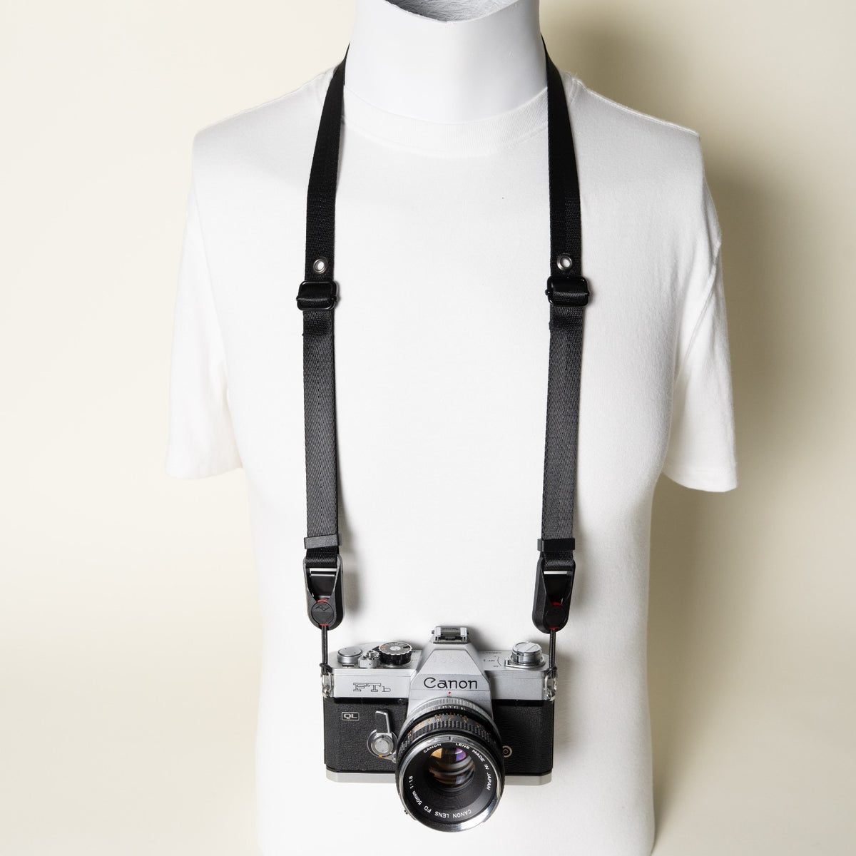 Dual-Tier Camera Strap 38-50" with Side Straps + 4 Peak Design Anchors