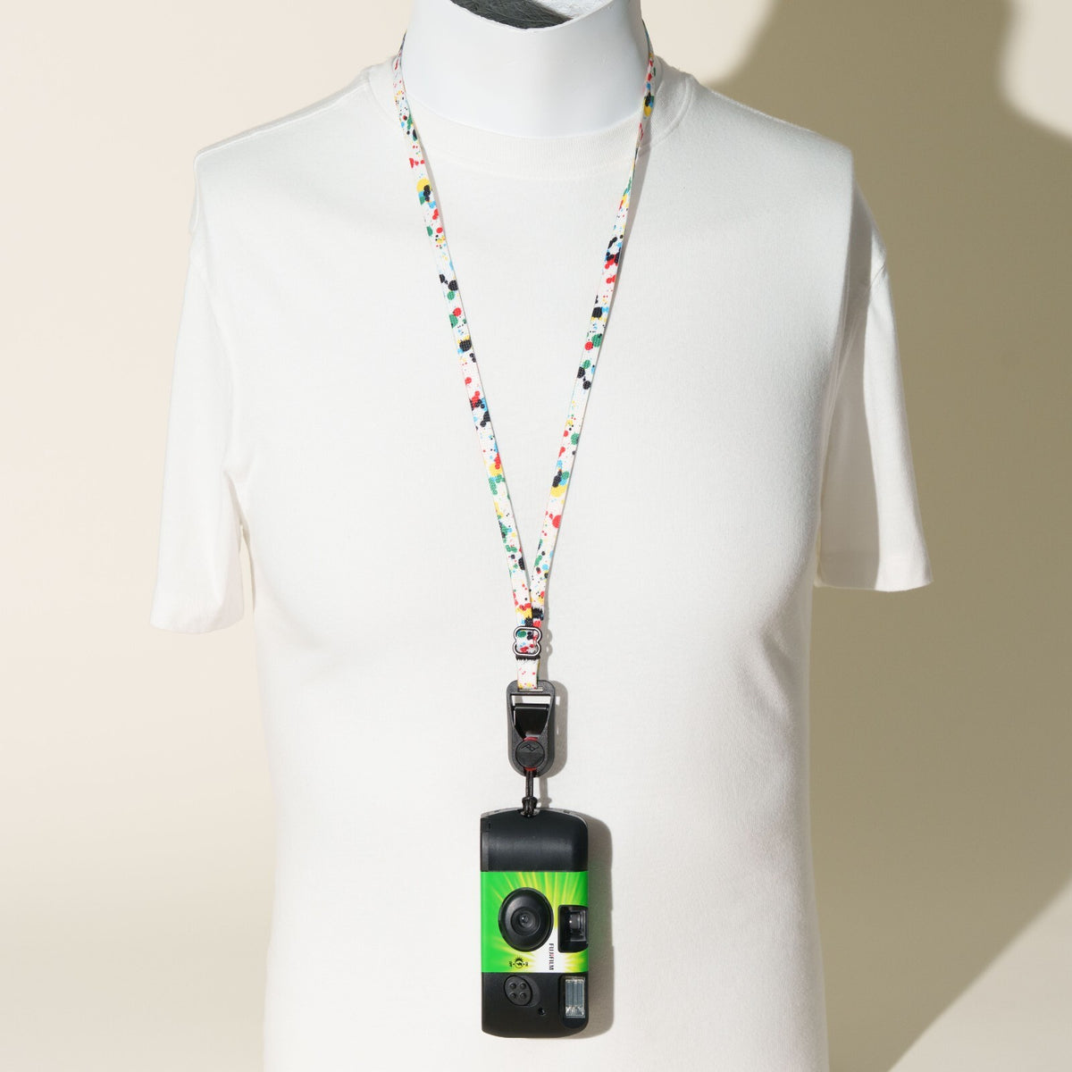 Paint Splash Pocket Camera Neck Strap, 38" Loop + Peak Design Anchor