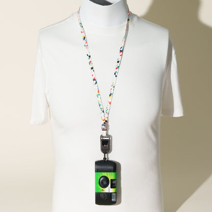 Paint Splash Pocket Camera Neck Strap, 38" Loop + Peak Design Anchor