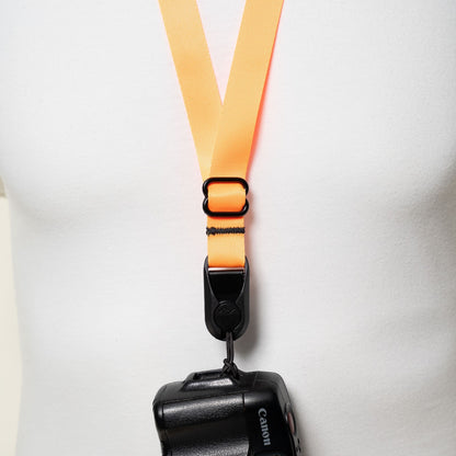 Nylon Camera Strap in 24 Colors, Neck, Lanyard or Wrist + Peak Design Anchors