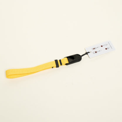 Cotton Camera Strap, Black, Red or Yellow, Neck 28-52" or Wrist + Peak Design Anchors