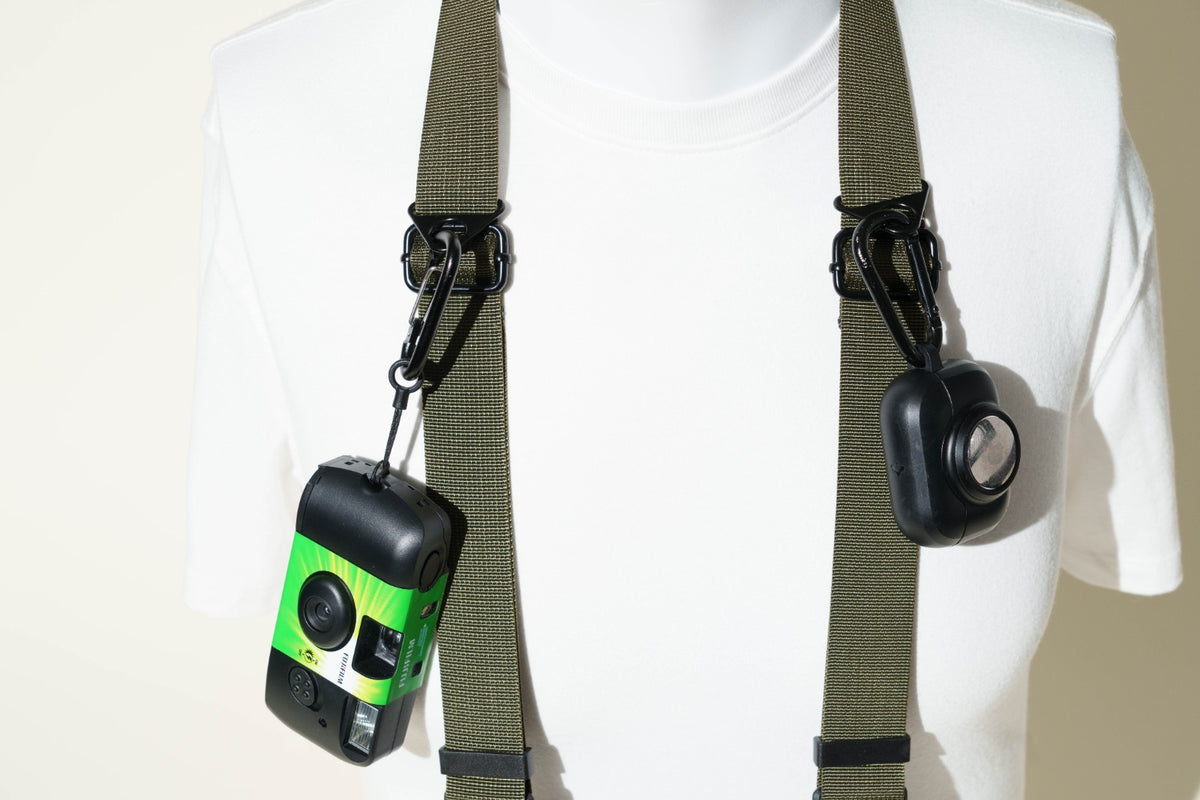 Field Kit Camera Strap 1.25", Adjustable 26-50" + Peak Design Anchors