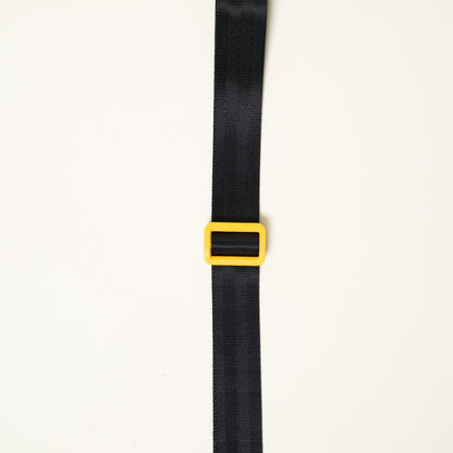 Black Nylon Camera Strap 1.25" with Color Tri-Glide + Peak Design Anchors