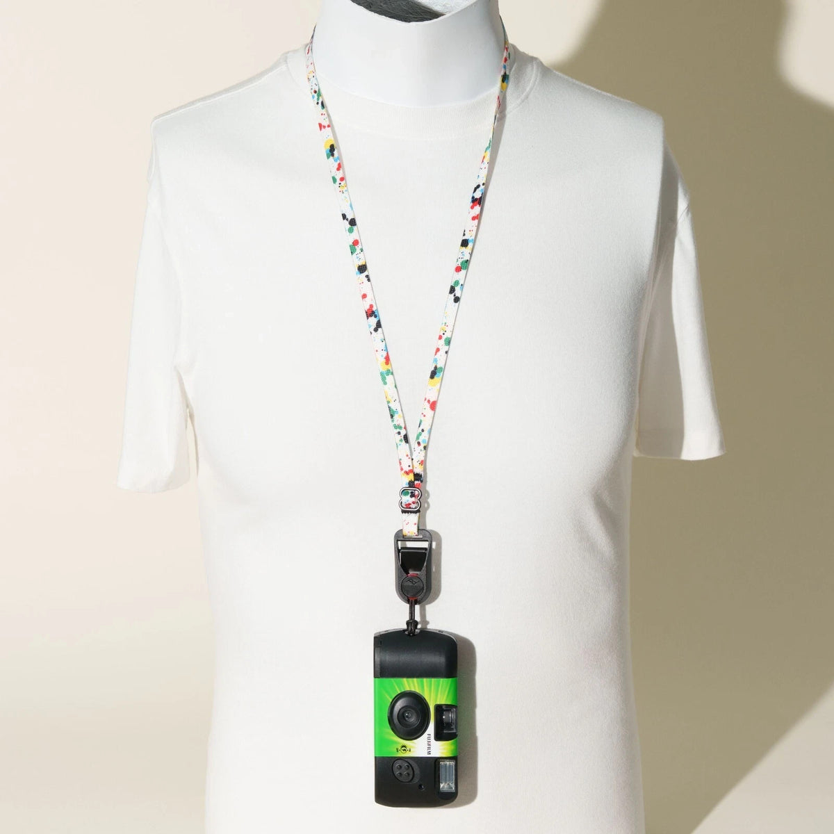 Paint Splash Camera Strap 36", Neck or Wrist, for Disposable & Pocket Cameras