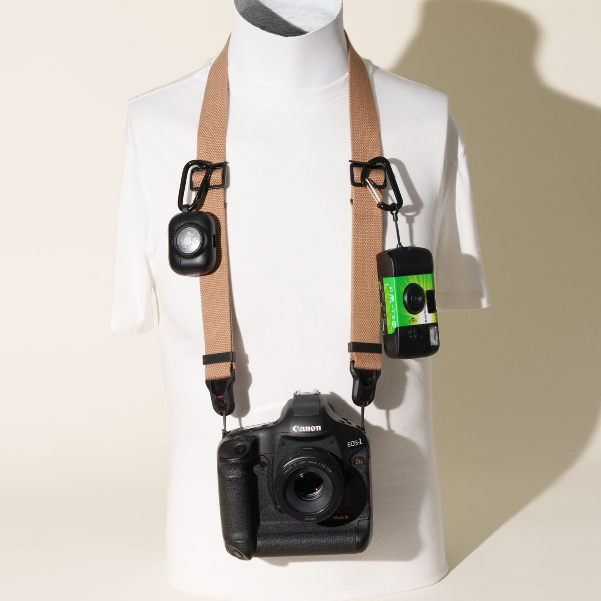 Field Kit Camera Strap 1.25", Adjustable 26-50" + Peak Design Anchors
